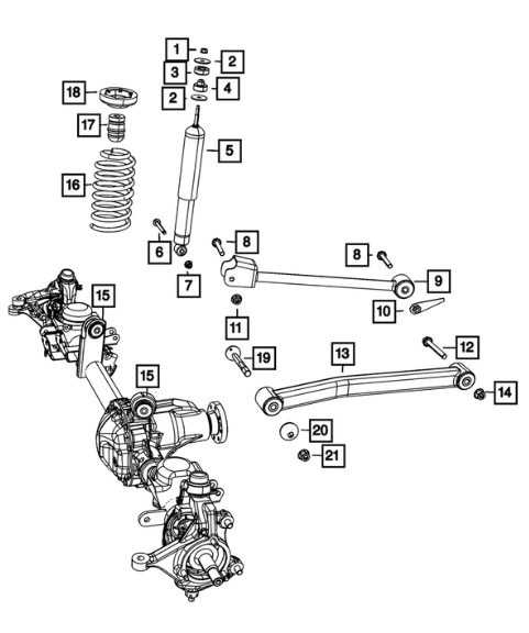 Upper Control Arm - Mopar (52059976AF)