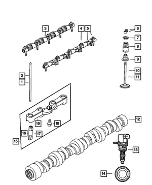 Exhaust Valve - Mopar (53021551AB)