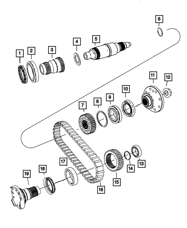 Oil Seal - Mopar (5143733AB)