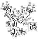 Tensioner Arm, Left Side - Mopar (5047792AA)