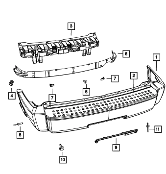 Rivet, Front - Mopar (6506007AA)