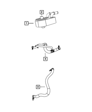 Engine Oil Cooler - Mopar (4884757AE)