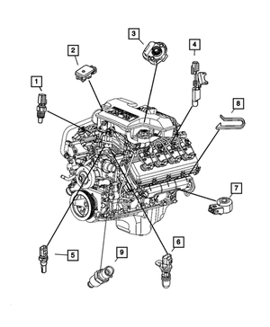 Crankshaft Position Sensor - Mopar (5149009AD)