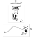 Fuel Pump/Level Unit Module Kit, Primary - Mopar (5145585AD)