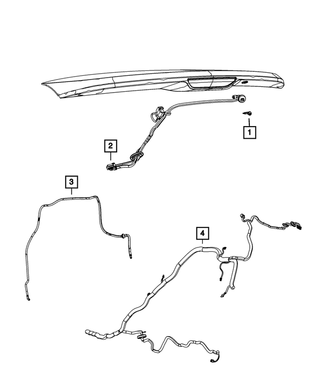 Windshield Washer Hose - Mopar (55079143AC)