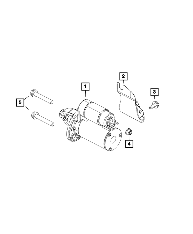 Engine Starter - Mopar (4801852AB)