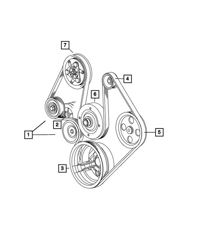 Power Steering Pump Pulley - Mopar (53013688AB)