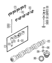 Engine Camshaft - Mopar (5037379AD)