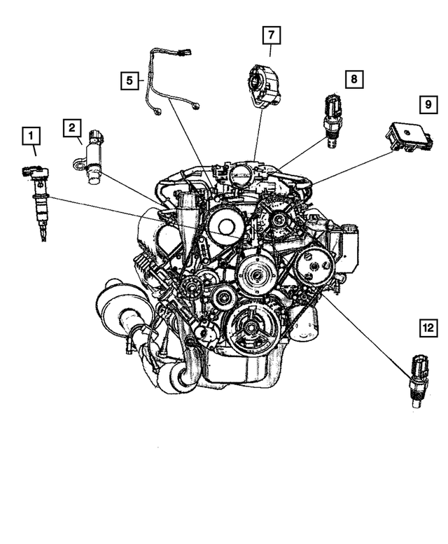 Crankshaft Position Sensor - Mopar (56041479AD)