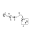 Stabilizer Bar Link Kit, Left - Mopar (68069655AC)