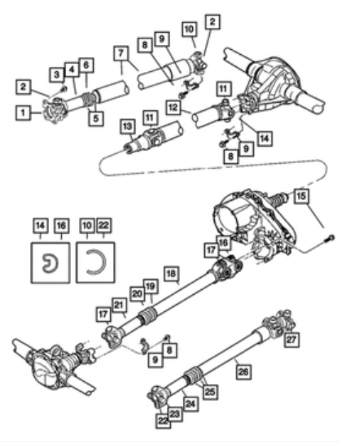 Bolt, Mounting - Mopar (6036415AA)