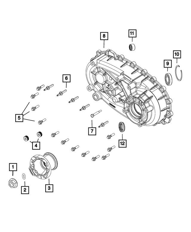 Output Shaft Seal - Mopar (5013019AA)