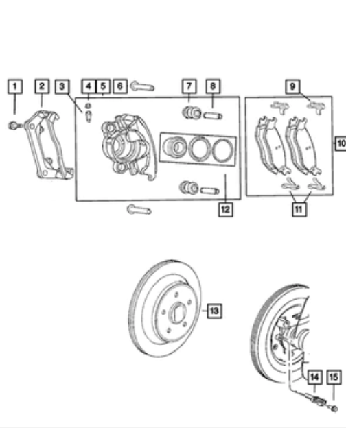 Disc Brake Pad Kit - Mopar (2AMV2563AB)