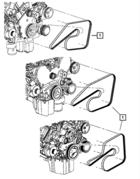 Serpentine Belt - Mopar (68495977AA)