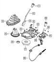 Gear Shift Control Lever Upper Man Trans Boot Assembly - Mopar (52060069AC)