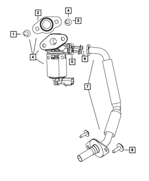 Valve Assembly-Egr Valve Assembly - Mopar (4593896AD)