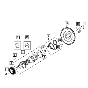 Crank Shaft Pilot Sleeve - Mopar (4736283AA)