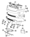 Bumper Bracket, Left - Mopar (55079229AD)