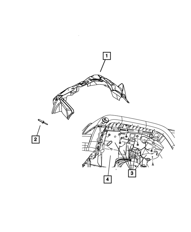 Splash Shield, Left - Mopar (55157117AI)