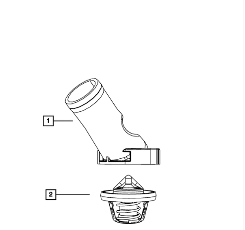 Thermostat Housing - Mopar (4666149AA)