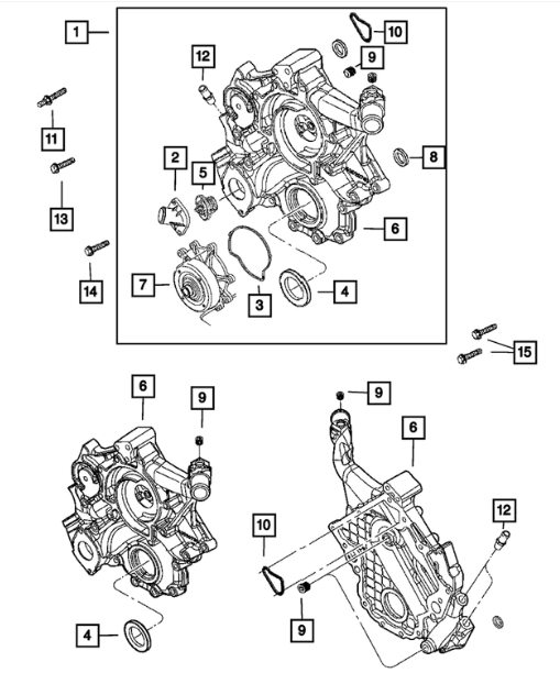 Crankshaft Oil Seal - Mopar (53021313AA)