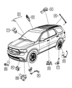 Height Sensor, Rear - Mopar (68164814AB)