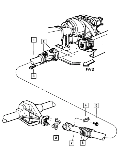 Bolt, Mounting - Mopar (J4006928)