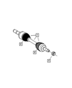 Axle Half Shaft, Right - Mopar (52104590AA)