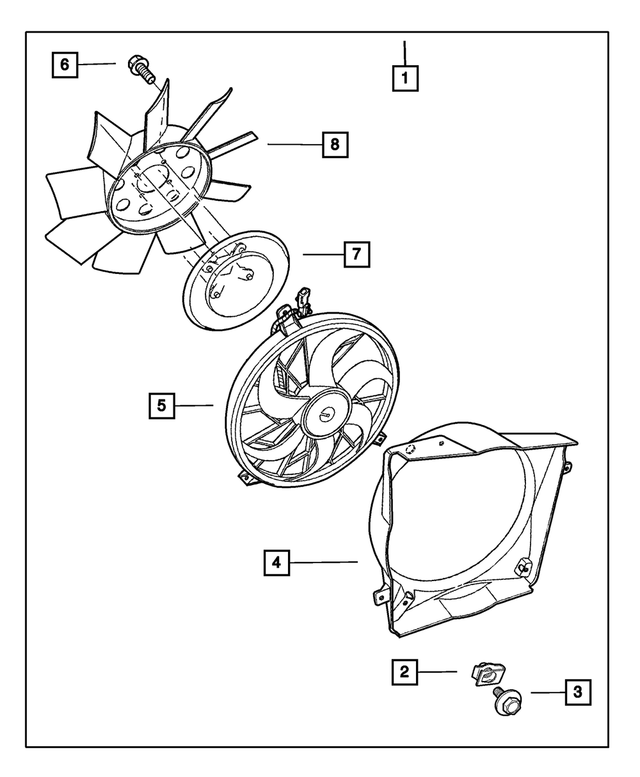 Fan Drive - Mopar (52079718AC)