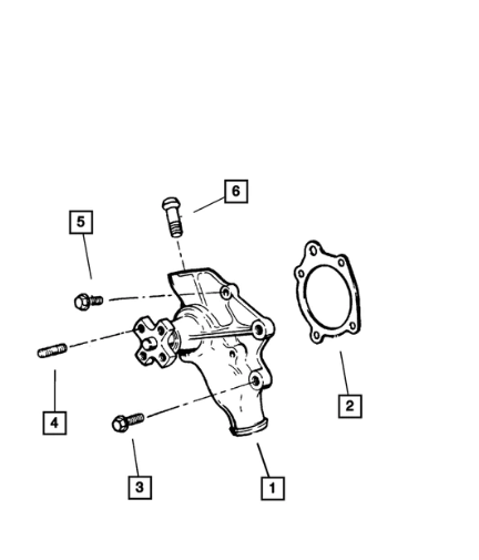 Water Pump Package - Mopar (68382488AA)