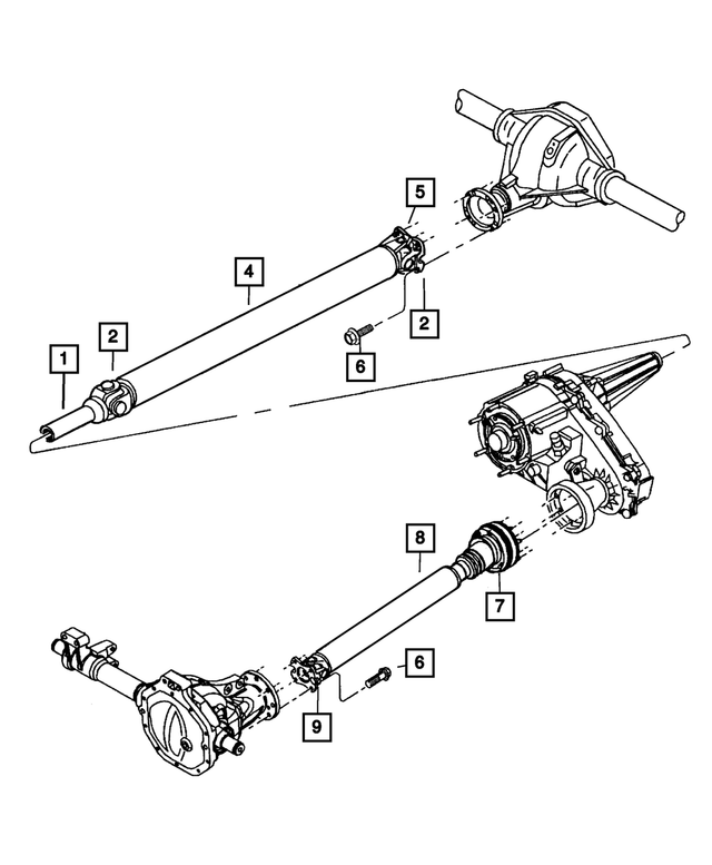 U-Joint Kit, Value Line - Mopar (2AMD5694AB)