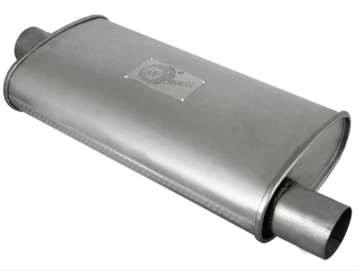 Scorpion 2-1/2&quot; Aluminized Steel Chambered Center-Offset Muffler