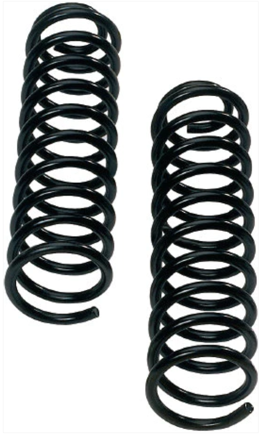 Old Man Emu 2616 2&quot; Lift Front Heavy (90-180lbs)/Light (0-90lbs) Load Coil Spring Pair for 07-18 Jeep Wrangler JK