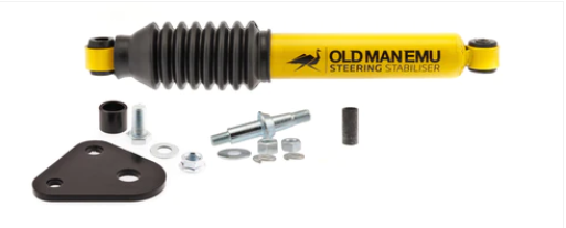 Old Man Emu 0 OMESD48 Steering Stabilizer with Relocation Bracket for 07-18 Jeep Wrangler JK with LHD