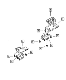 Engine Mount Insulator - Mopar (52059347AB)