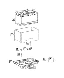 Storage Battery, Middle East - Mopar (BM0H7800AB)