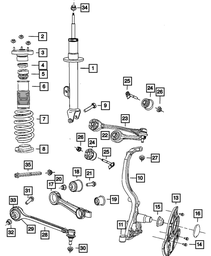 Control Arm, Right - Mopar (4782666AF)